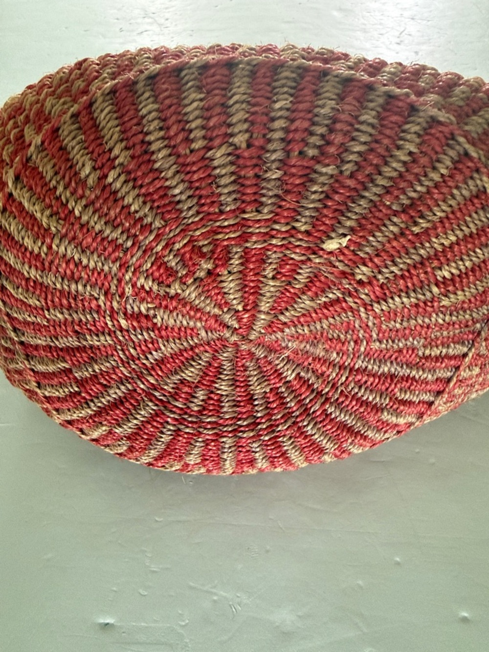 Woven Sisal Market Tote Bag Boho Kenyan Kiondo Basket Purse Eclectric Coastal - Picture 13 of 16